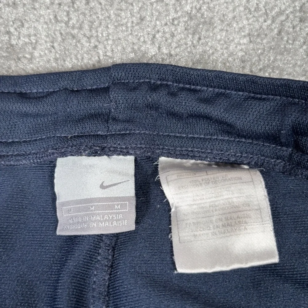 Vintage Nike Track Pants Mens M Navy Blue Tapered Jogger Athletic Gym Y2K